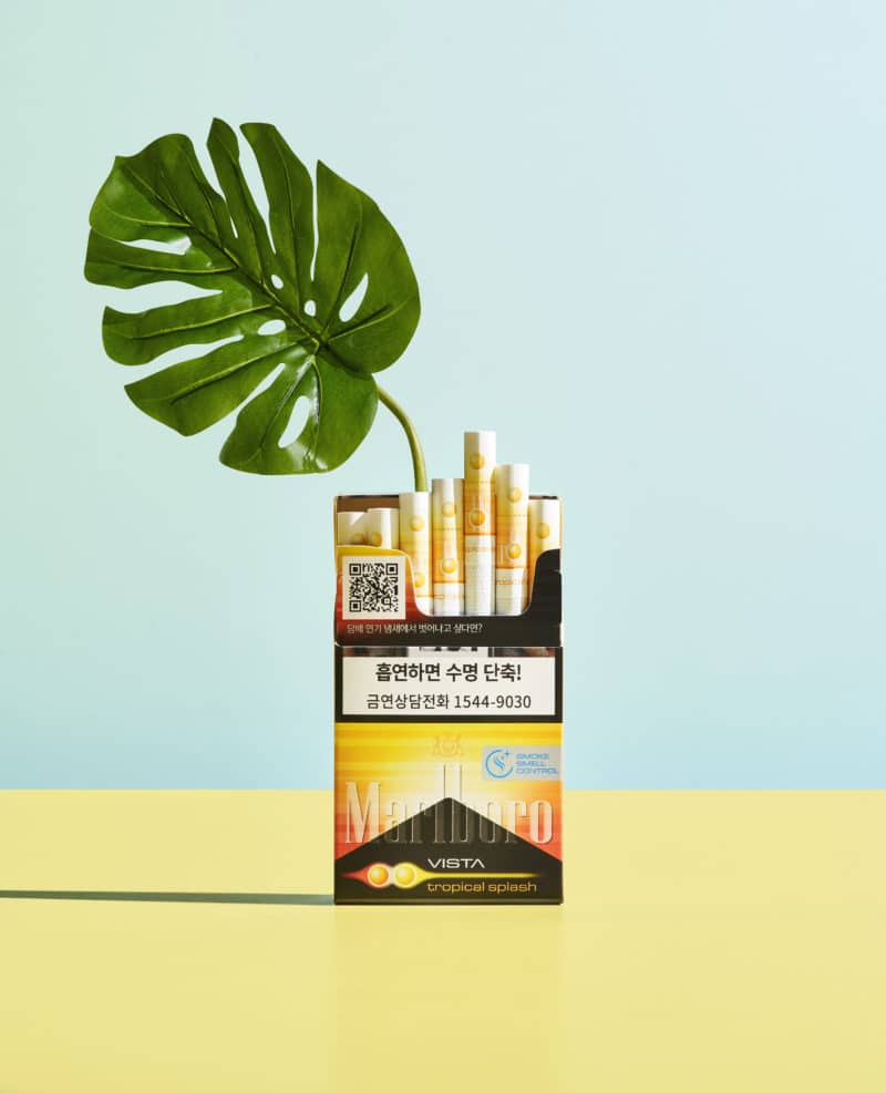 Marlboro Vista Tropical: Lebendiges Verpackungsdesign
