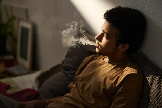 smoking in poorly ventilated rooms
