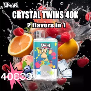 Uwin Randm Twins Crystal 40000 Puffs Double Flavor