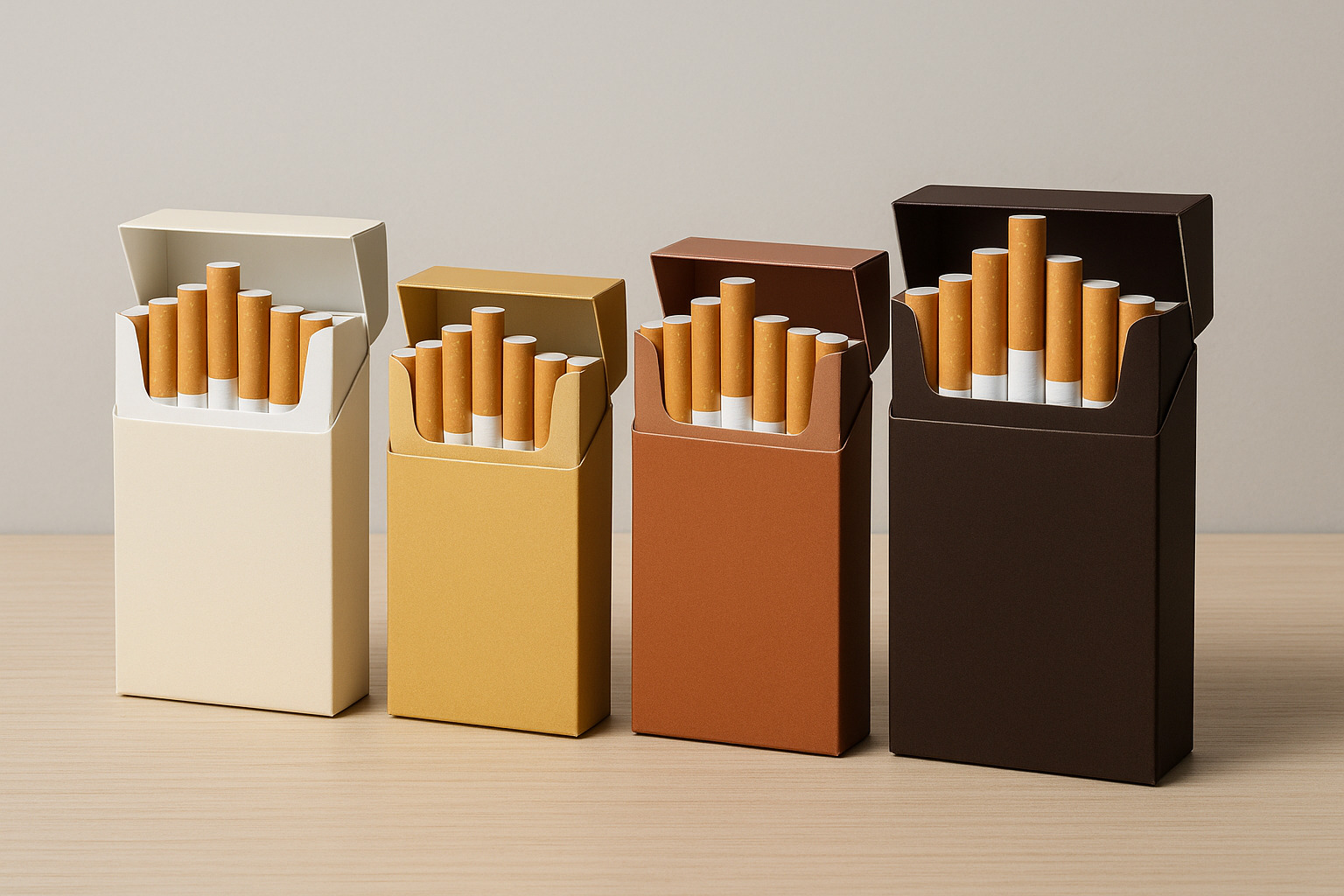 Davidoff strength comparison packaging photo
