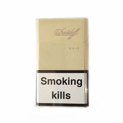 Davidoff Compact Gold cigarette pack close-up for price comparison article