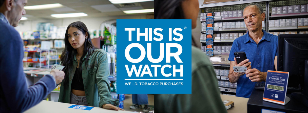 Cigarette shelf with visible price tags illustrating retail price differences