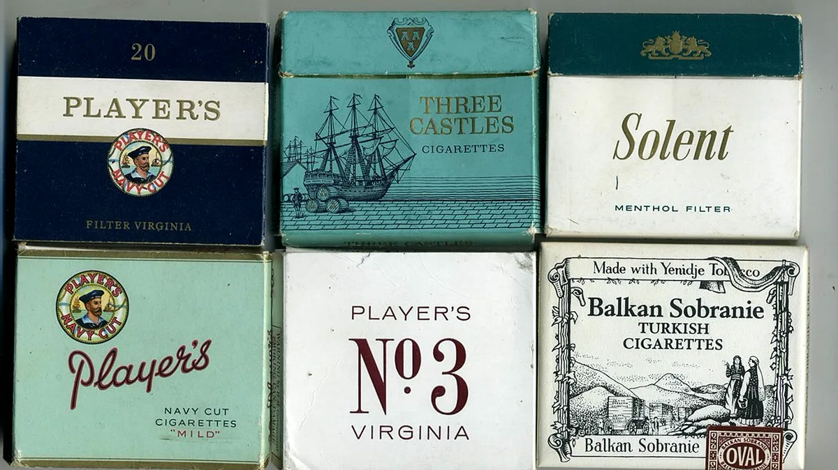 Cigarette flavour strength scale showing where Mevius variants sit for Australian smokers