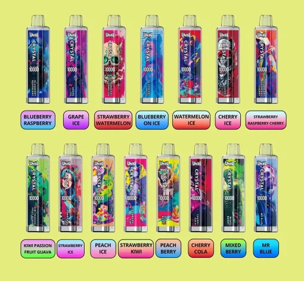 Uwin Crystal 10000 Puffs Vape – Rechargeable, 15 Flavors product image